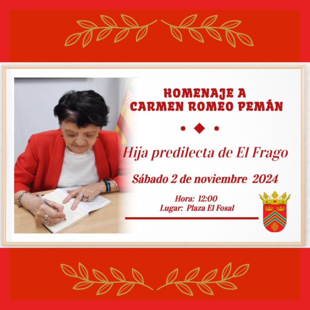 Homenaje Carmen Romeo Pemán